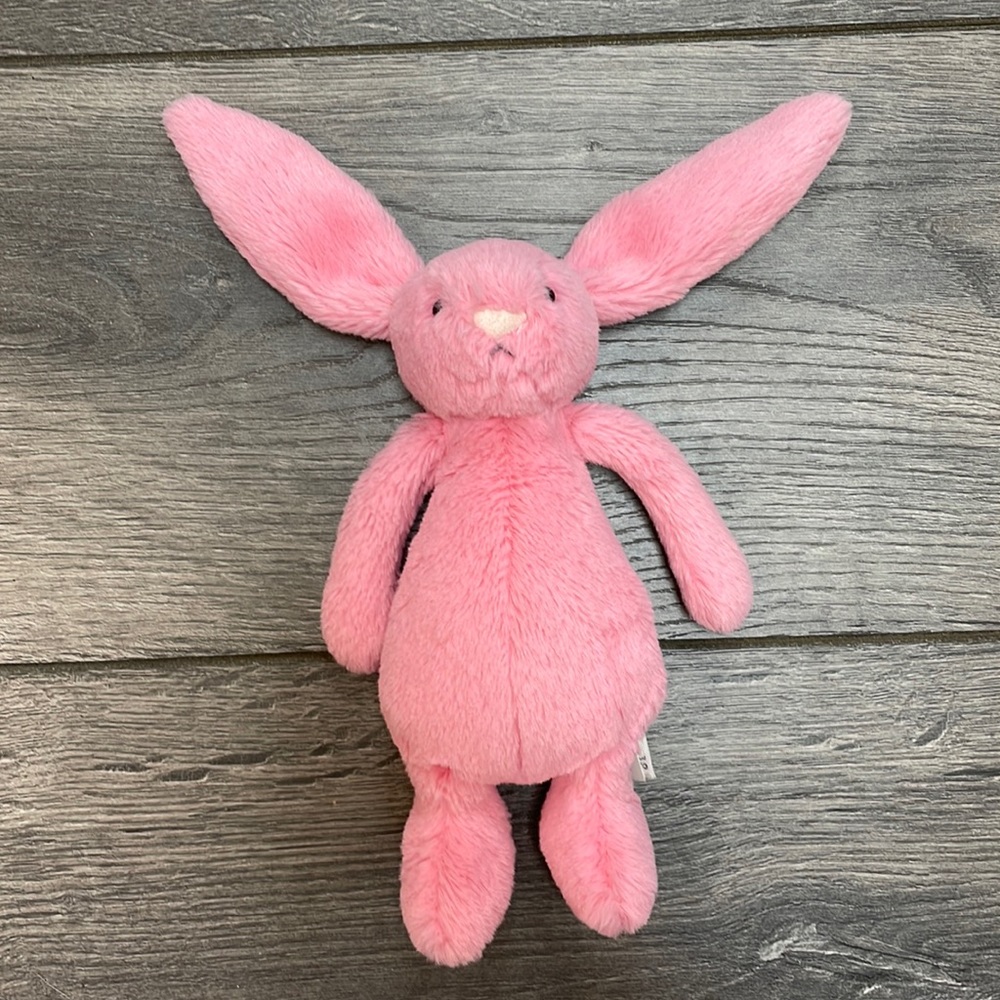 Pink Jellycat rabbit